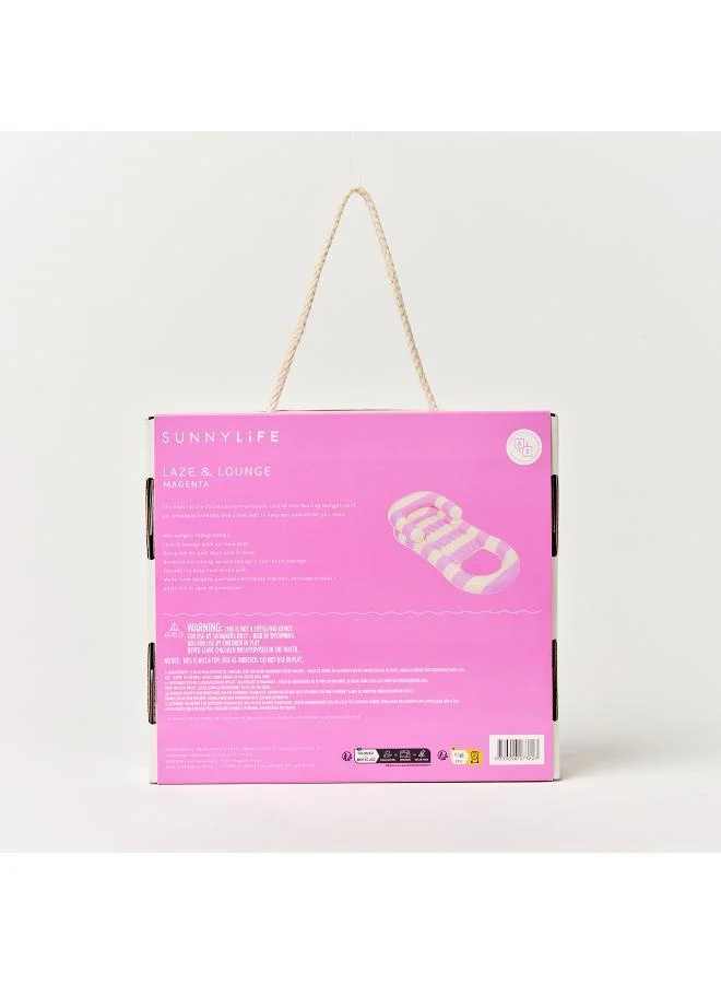 SUNNY LIFE  Laze & Lounge Pool Party Magenta Stripe  | Best Price UAE